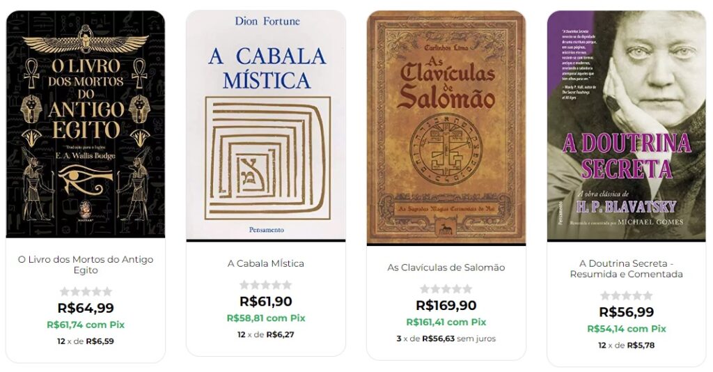 Loja Daathize Os livros Mais Vendidos sobre Ocultismo e Magia